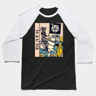 Death Tarot Card Baseball T-Shirt